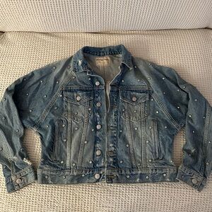 Free people diamond Jean jacket